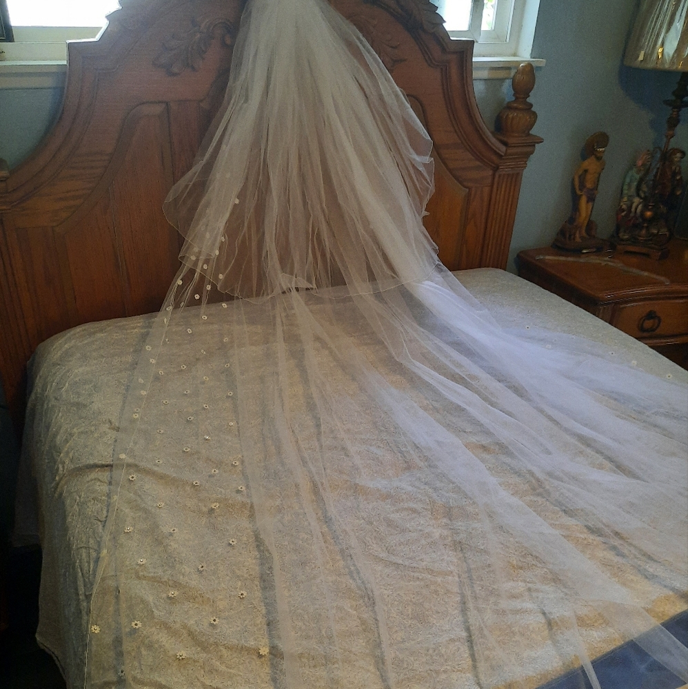 Long Bridal veil